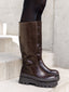 Iria Brown High Boots