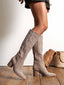Anouska Taupe High Boots